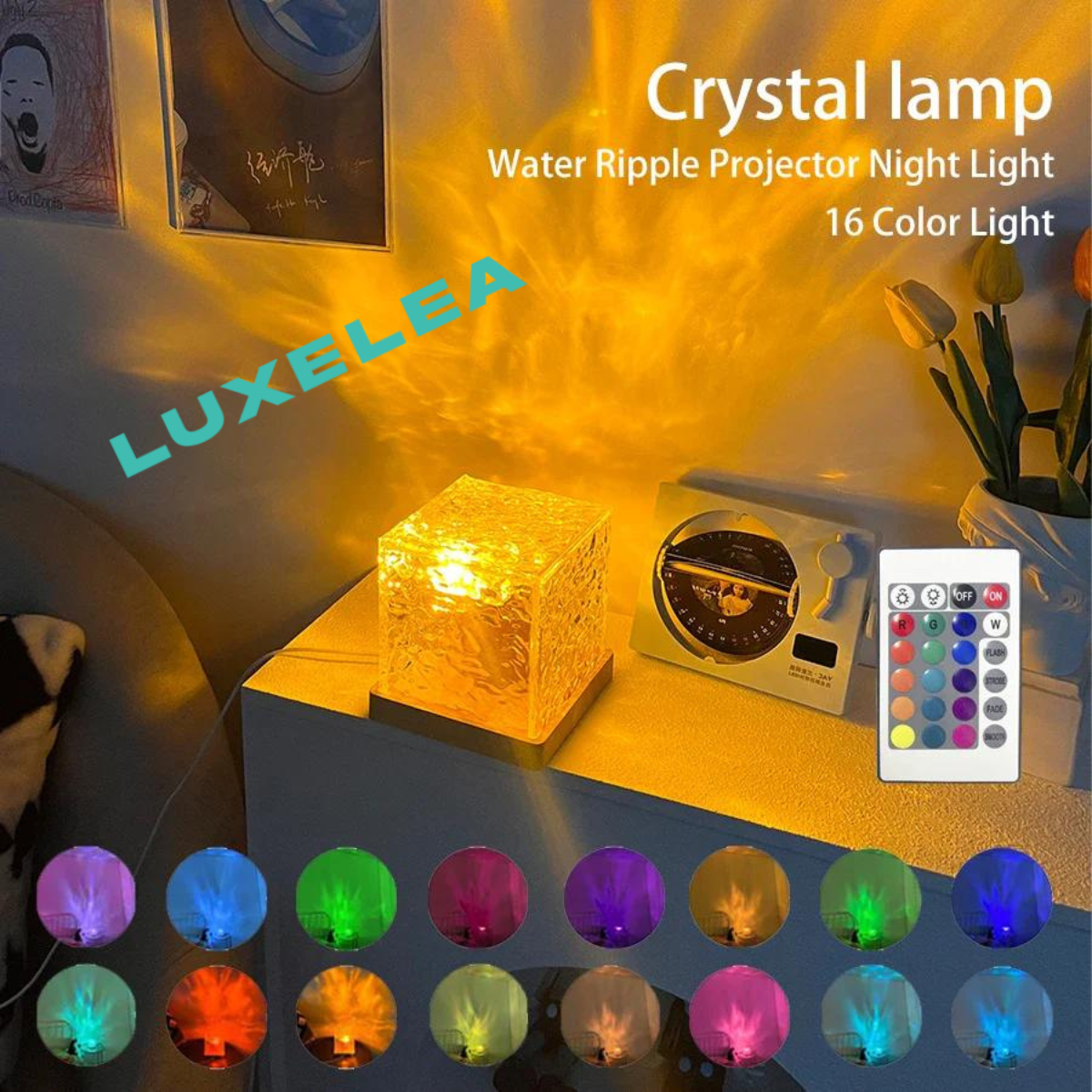 Beautiful Water Ripple Projector Night Light