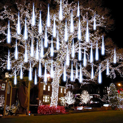 Stunning Cascading Icicle Lights, Perfect for the Garden