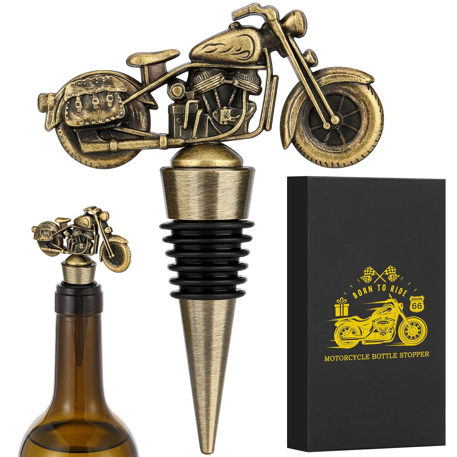 Cool Motorcycle Wine Bottle Stopper