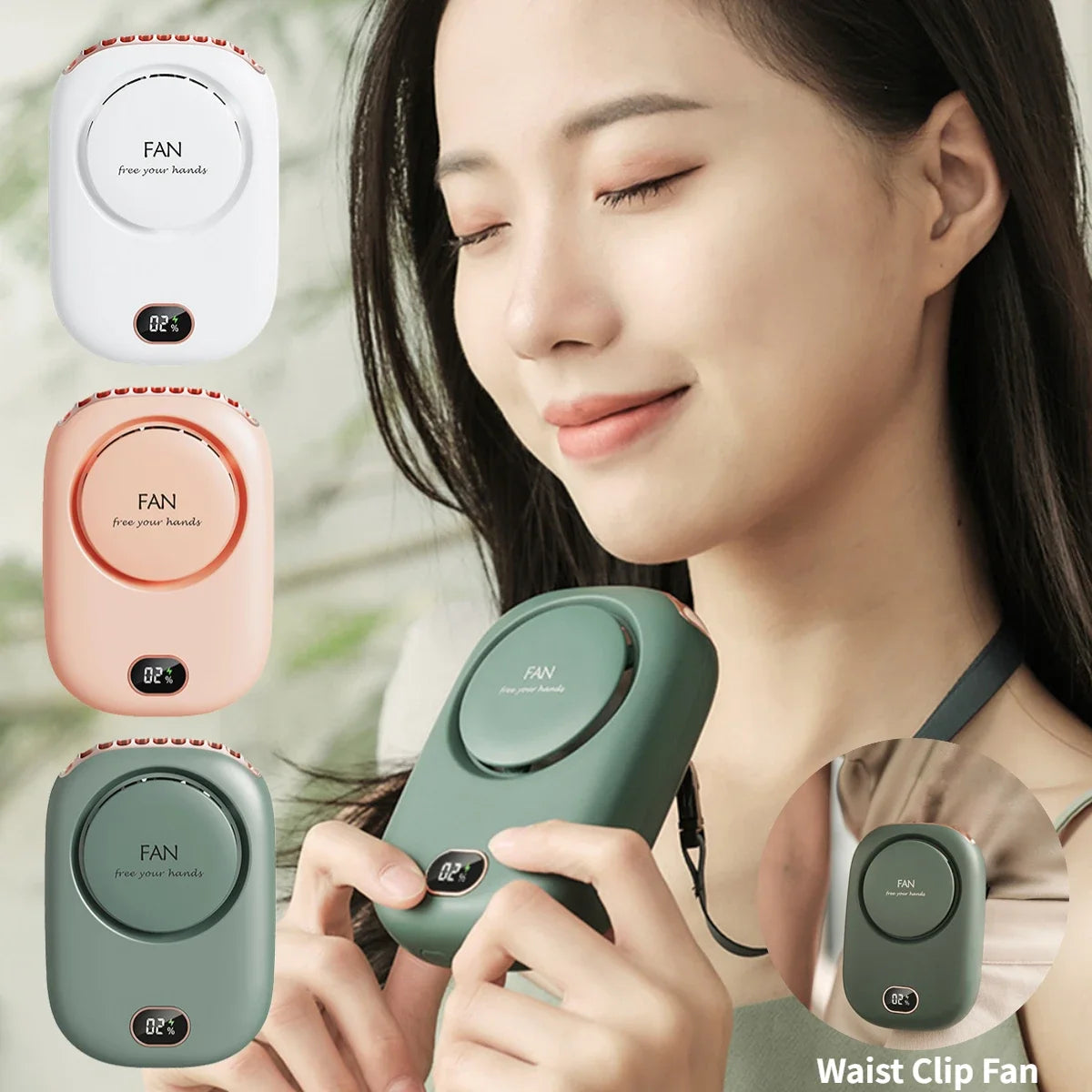 New Portable Waist, Neck, Desktop, Mini Cooling Fans