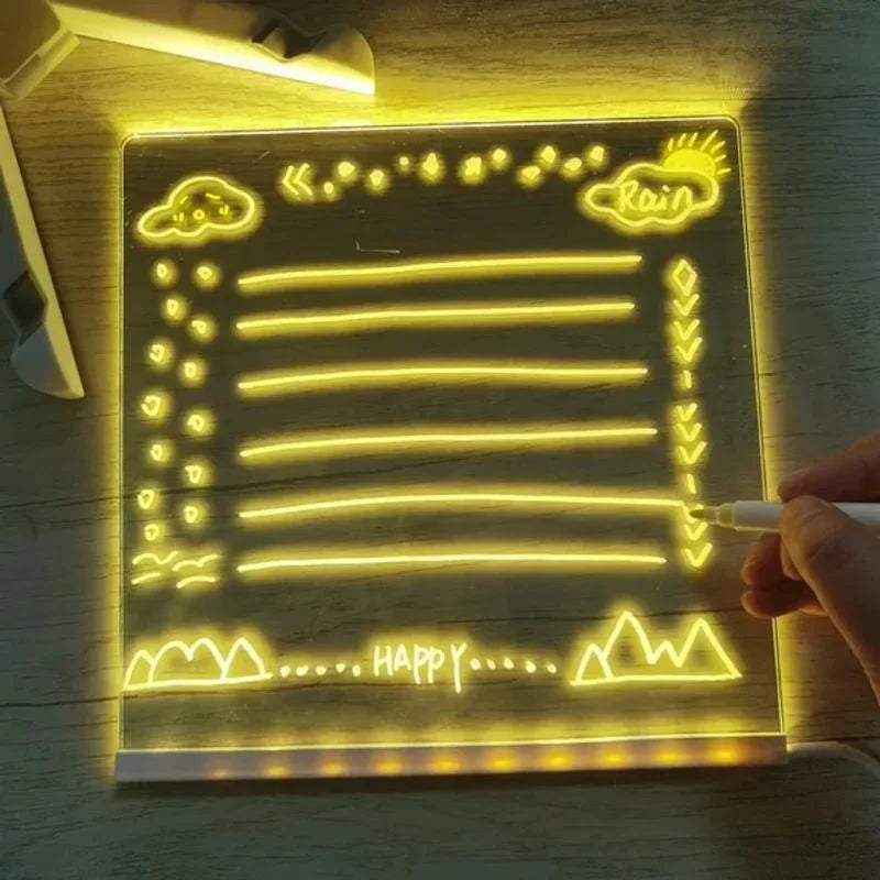 Fantastic Colorful LED Acrylic Writing Board