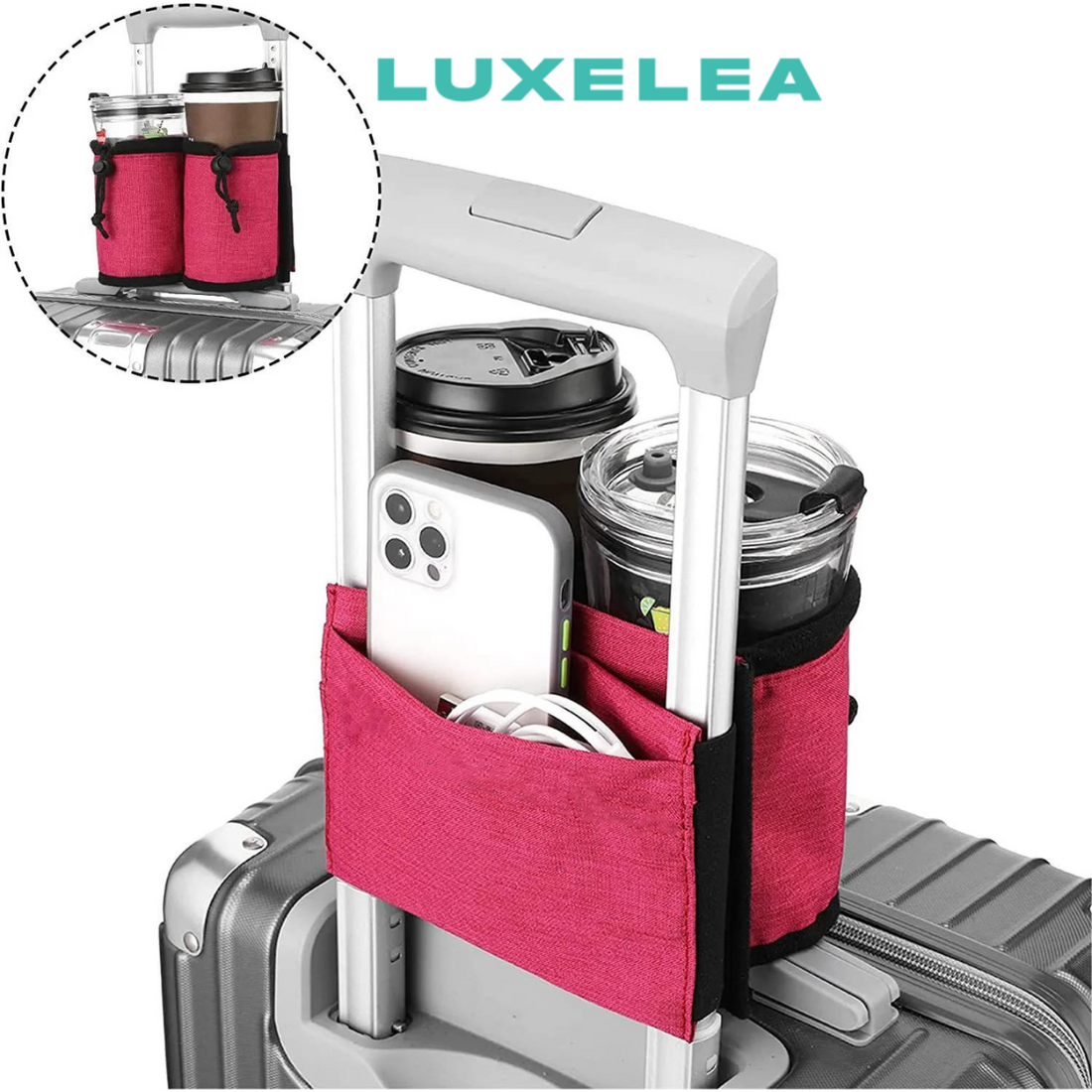 Fantastic Suitcase/Luggage Travel Cup Holder