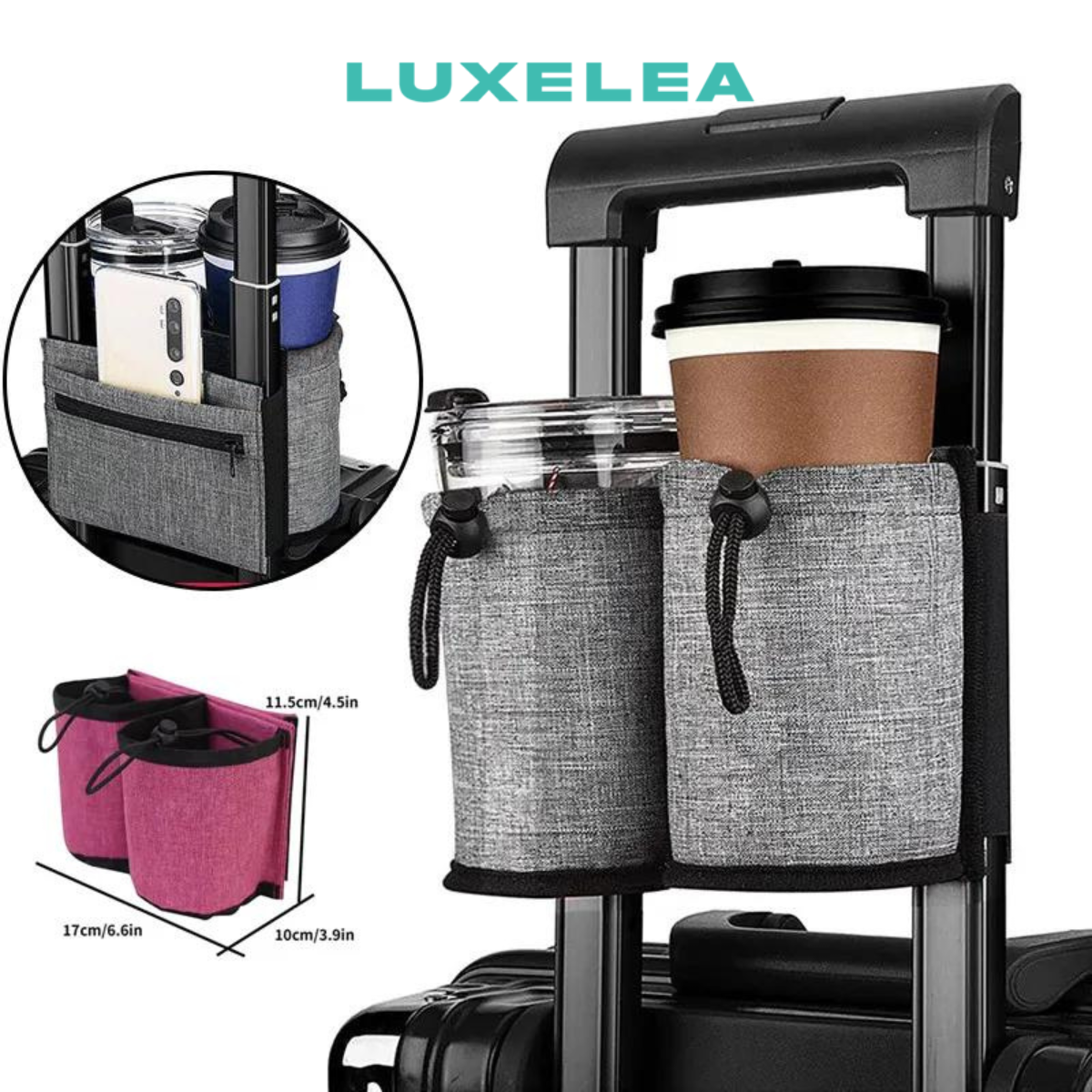 Fantastic Suitcase/Luggage Travel Cup Holder