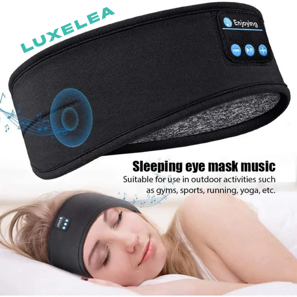 Fantastic Bluetooth Headset Headband/ Eye mask