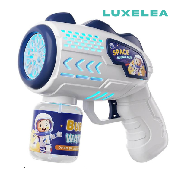 Astronaut Bubble Gun Blower with a Built in Light