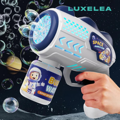 Astronaut Bubble Gun Blower with a Built in Light