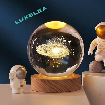 Fantastic 3D Planet Moon Crystal Ball LED Lamp