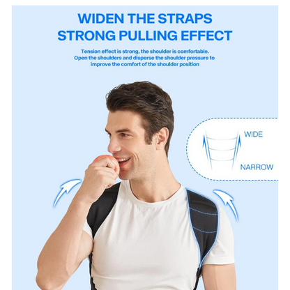 Adjustable Back Posture Corrector Belt for Women And Men, Prevents Slouching and Helps      Relieve Pain