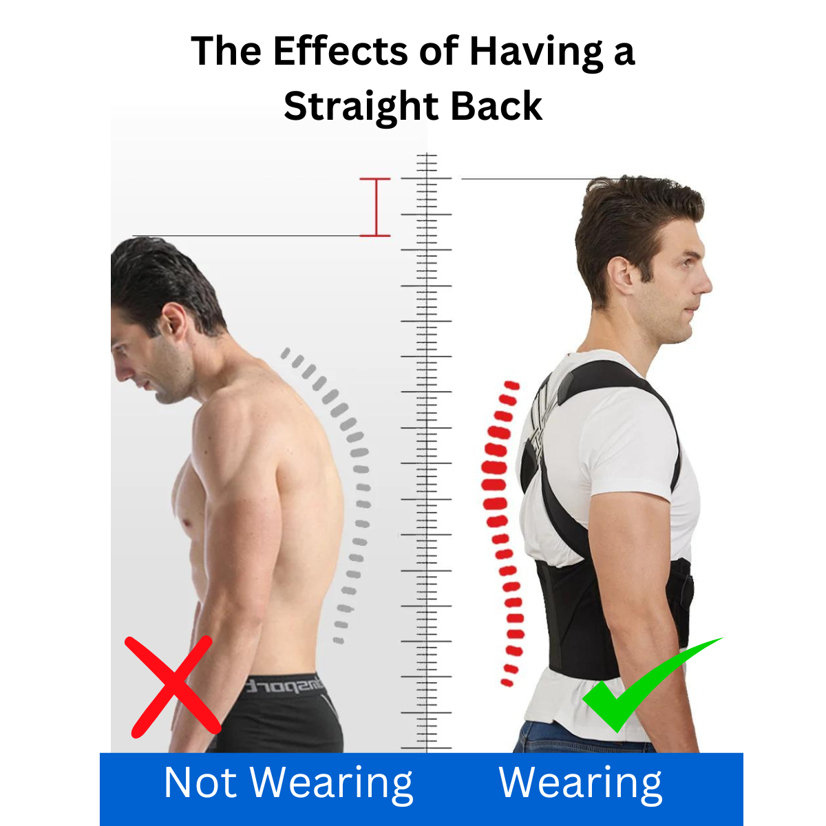 Adjustable Back Posture Corrector Belt for Women And Men, Prevents Slouching and Helps      Relieve Pain